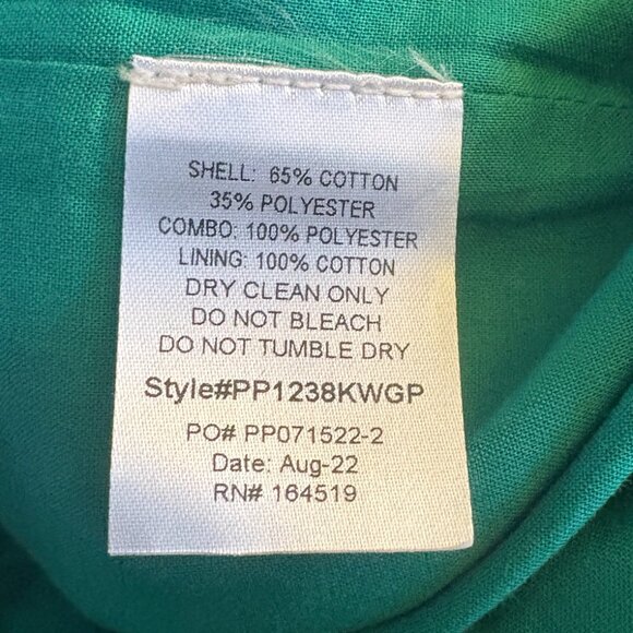 NWT Petit Peony Kate Caftan in Kensington Plaid M medium green dress maxi - Picture 10 of 11